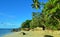 Picturesque Beau Vallon beach on Mahe island