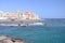 Picturesque black pebble beach in Las Galletas on the south of Tenerife