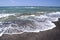 Picturesque black pebble beach in Las Galletas on the south of Tenerife