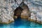 The picturesque blue cave.Turkey Marmaris, Aegean Islands