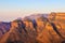 Picturesque blyde river canyon and three rondavels in Panarama r