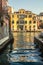 Picturesque building by Grand Canal in Venice