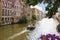 Picturesque buildings along the river. Ghent. Belgium