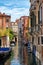 Picturesque canal in Venice, Italy