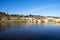 Picturesque Chinon town on the River Vienne, France