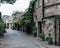 Picturesque circus Street in Edinburgh