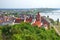 Picturesque cityscape of grudziadz on Vistula river in Poland