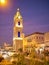 Picturesque The Clock Tower in old Yafo, Tel Aviv, Israel.