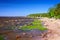 The picturesque coastline of the Baltic sea