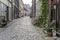 Picturesque cobbled street, Trondheim, Norway