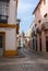 Picturesque cobblestone Streets of Jerez de la Frontera, Andalucia, Spain
