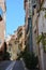 The picturesque and colorful streets of the old town of Marseille, France.