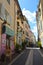 The picturesque and colorful streets of the old town of Marseille, France.