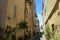 The picturesque and colorful streets of the old town of Marseille, in summer. France.