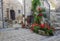 Picturesque corner of a small town in Italy