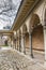 Picturesque corridor in the Topkapi Palace in Istanbul. Turkey