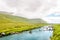 Picturesque creek landscape in Scotland