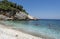 Picturesque Damouchari beach at Pelion in Greece