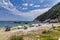 Picturesque Damouchari beach at Pelion in Greece