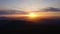 Picturesque dawn golden sunset sunrise mountain summit landscape bright sun