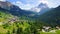 Picturesque Dolomites landscape.