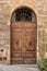 Picturesque door of Tuscany