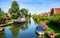 Picturesque Edam town in Netherlands