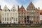 Picturesque Facades . Bruges. Belgium