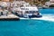Picturesque Ferry Port of the Greek Island Ios