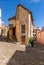 Picturesque french narrow street