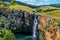 Picturesque green Berlin water falls in Sabie , Graskop in Mpumalanga South Africa