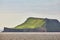 Picturesque green cliffs landscape and atlantic ocean. Faroe islands. Stora Dimun