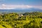 Picturesque green hills view from Plesivica mountain