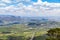 Picturesque green hilly valley near Enna city, Sicily, Italy