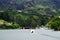 The picturesque Guatape Lake - El Penol - in Antioquia Department