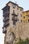 Picturesque hanging houses in Cuenca. Castilla La Mancha. Spain