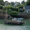 Picturesque harbor of Doeland in French Brittany