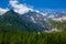 Picturesque highland alpine landscape on Simplon Pass