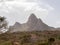 Picturesque hilly landscape in Ethiopia