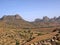 Picturesque hilly landscape in Ethiopia