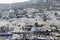 Picturesque of Island of Paros view from the ship in Paros Island, Cyclades, Greece.