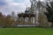 Picturesque kiosk in Koningin Astridpark in Bruges, Belgium