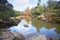 Picturesque lagoon at Mt Tomah in Autumn