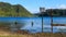 Picturesque Lake Tikitapu or the Blue Lake in the Rotorua region, New Zealand