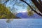 Picturesque Lake Wakatipu in spring, New Zealand