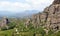 Picturesque landscape of Meteora complex, Greece