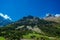 Picturesque landscape of the Pyrenees Mountains