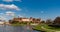 Picturesque landscape Wawel Castle, famous landmark in Krakow Poland.