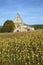 The picturesque little church in the hamlet of Lieu dit Saint Leger near Tournon d`Agenais