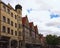 Picturesque medieval gothic houses in old Neuhauser street.